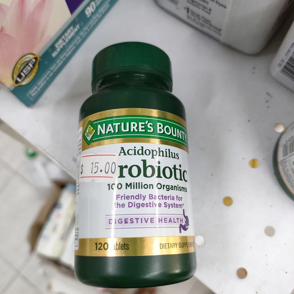 Nature's Bounty Acidophilus Probiotic — available at pharmacies in Cambodia on PharmKulen