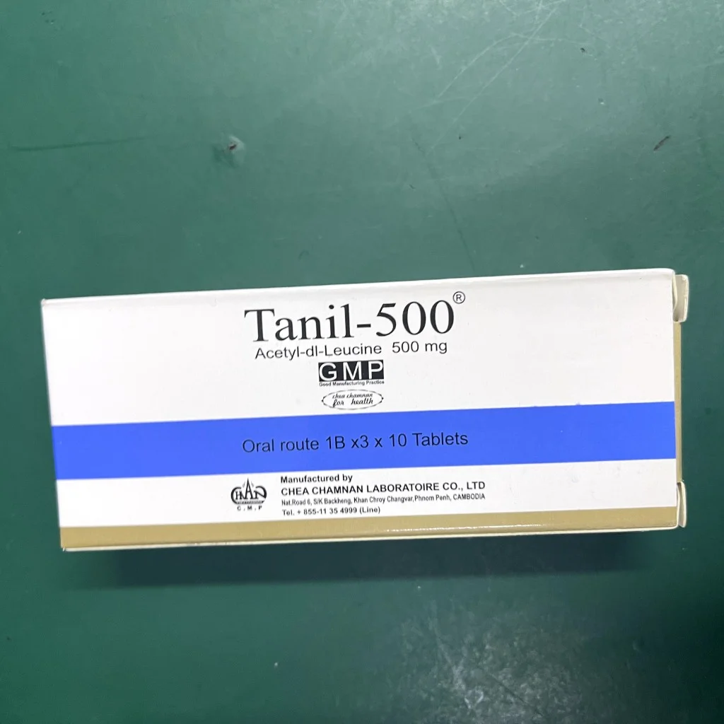 Tanil-500 — available at pharmacies in Cambodia on PharmKulen