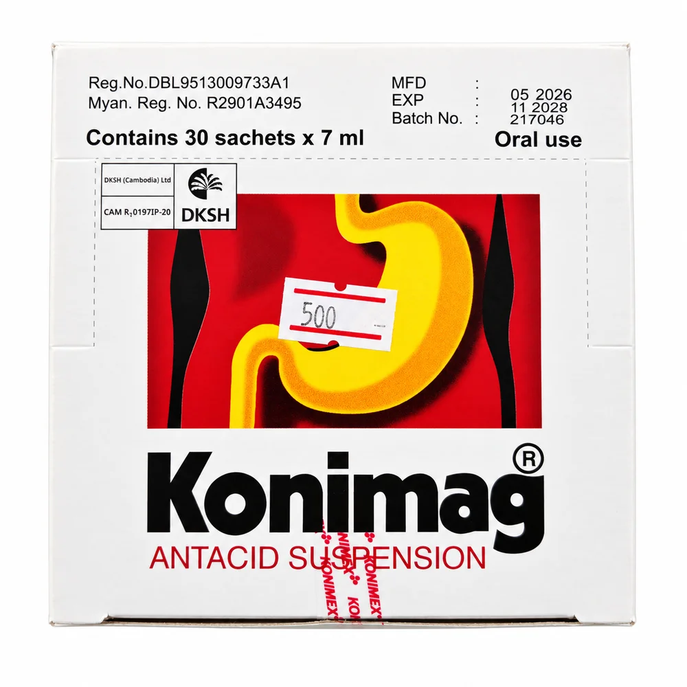 Konimag — available at pharmacies in Cambodia on PharmKulen