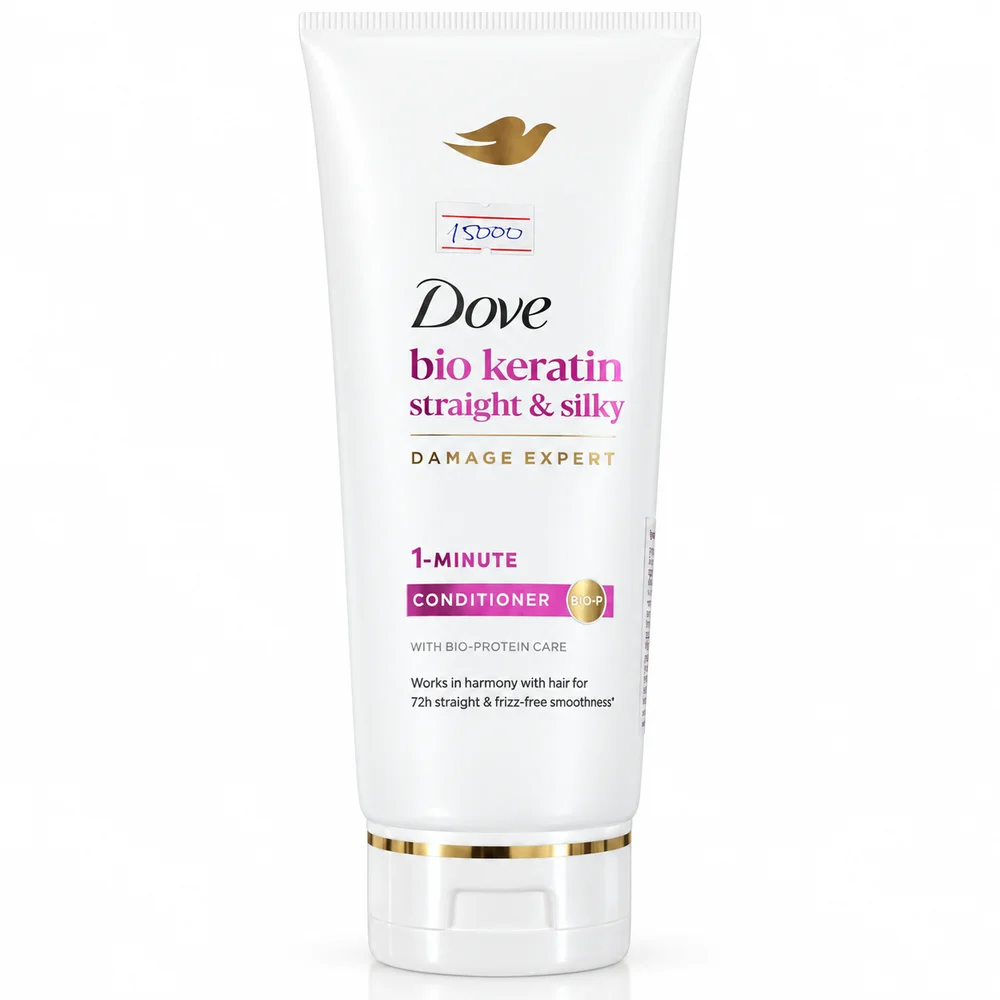 Dove Bio Keratin Straight & Silky 1-Minute Conditioner — available at pharmacies in Cambodia on PharmKulen