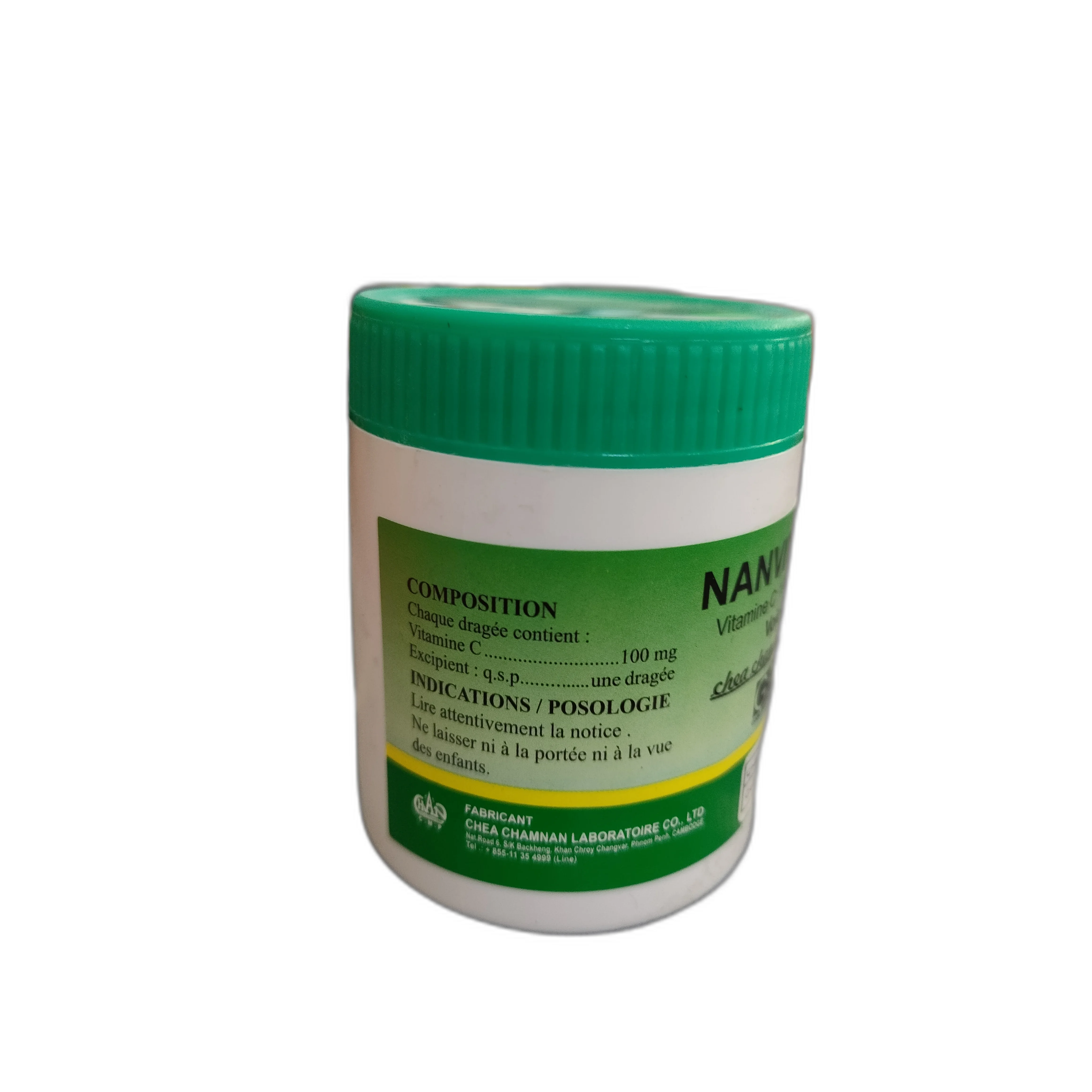 NANVITA C Green — available at pharmacies in Cambodia on PharmKulen