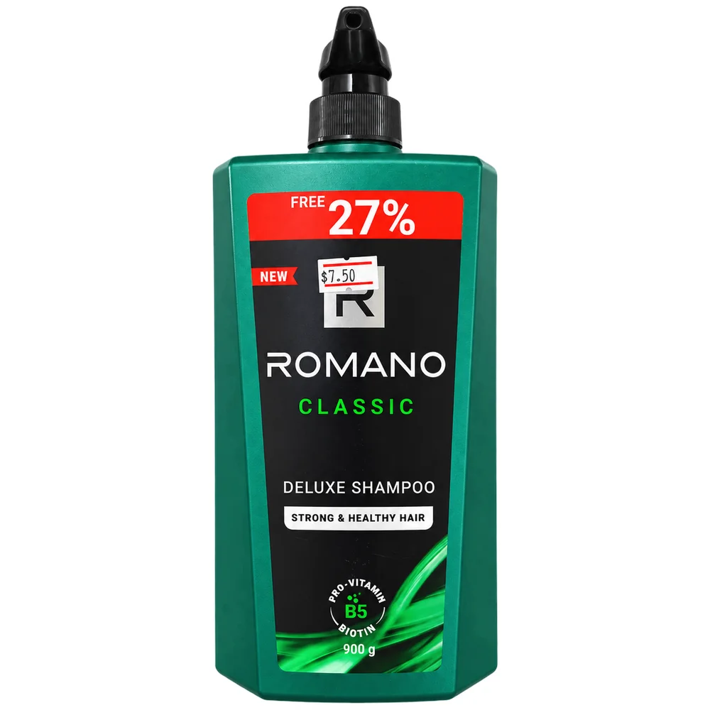 Romano Classic Deluxe Shampoo — available at pharmacies in Cambodia on PharmKulen