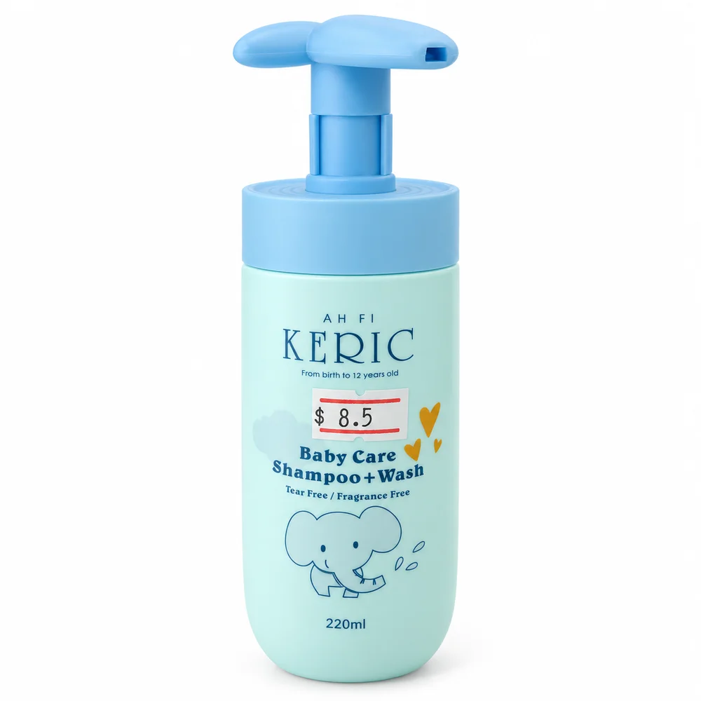 AH FI KERIC Baby Care Shampoo + Wash — available at pharmacies in Cambodia on PharmKulen