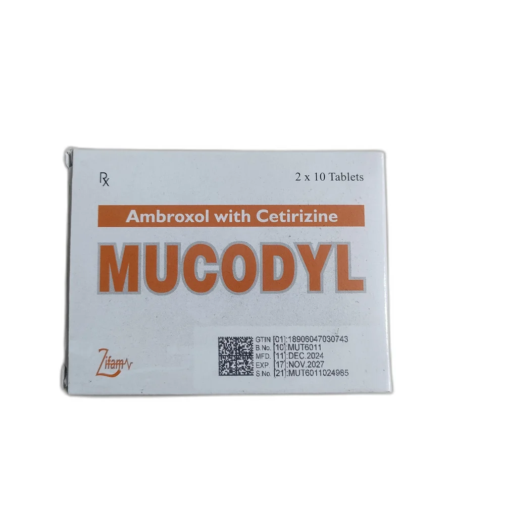Mucodyl — available at pharmacies in Cambodia on PharmKulen