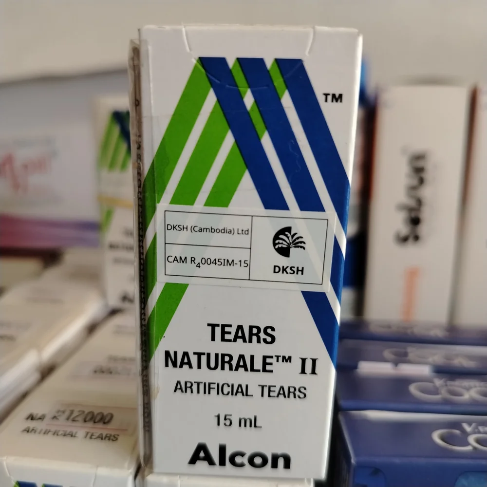 Tears Naturale II — available at pharmacies in Cambodia on PharmKulen