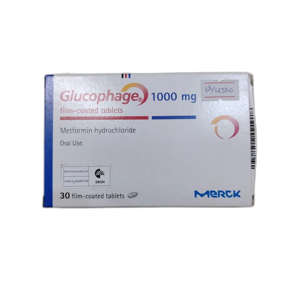Glucophage — available at pharmacies in Cambodia on PharmKulen