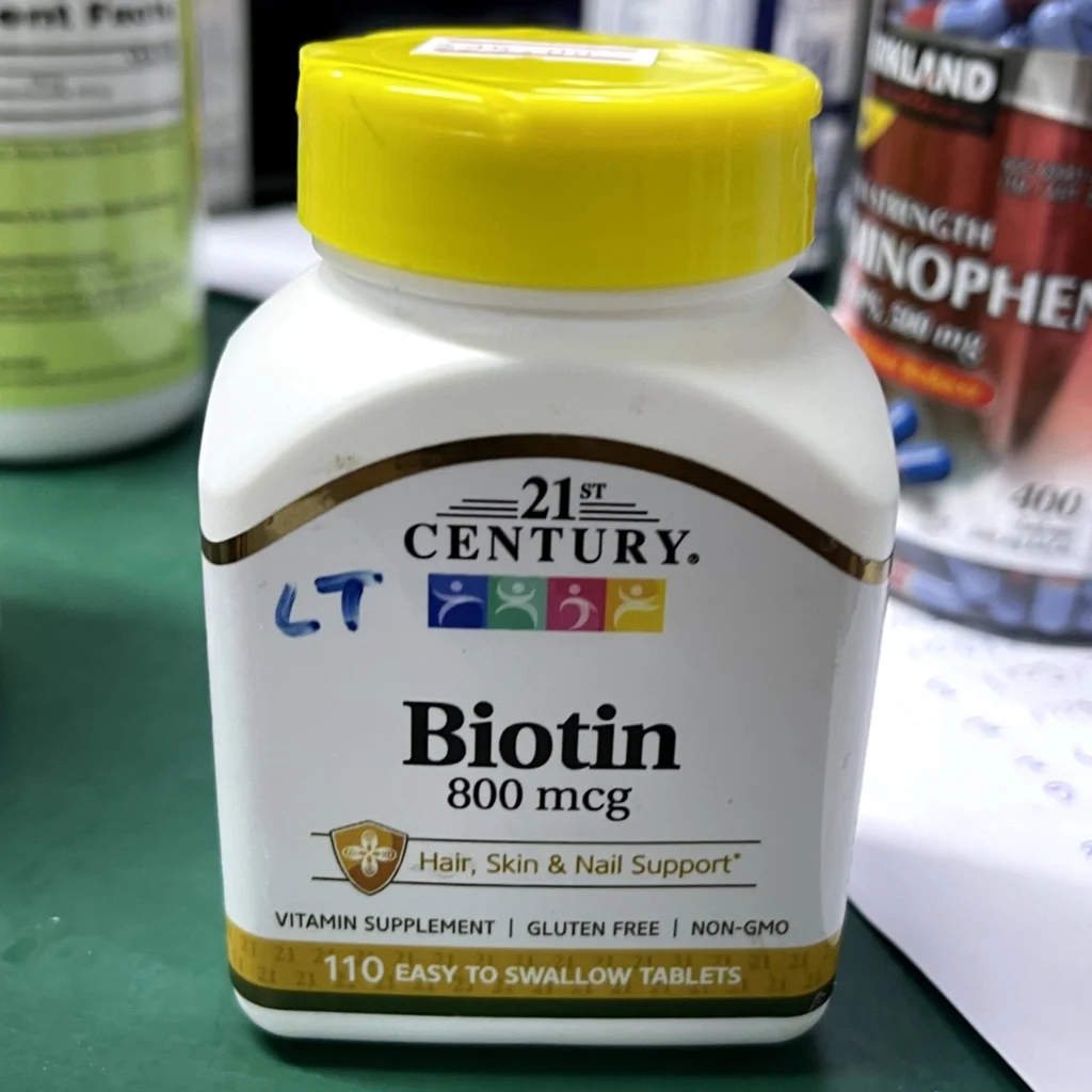Biotin — available at pharmacies in Cambodia on PharmKulen