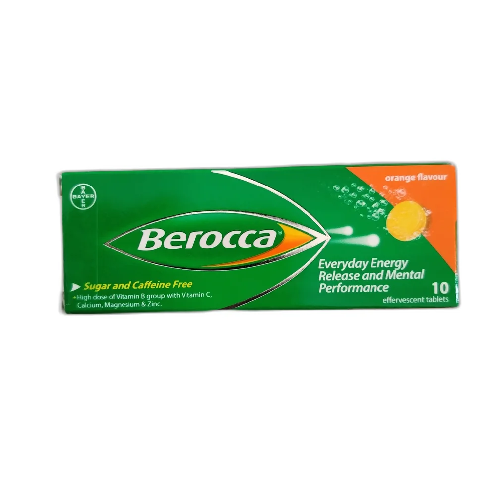 Berocca — available at pharmacies in Cambodia on PharmKulen
