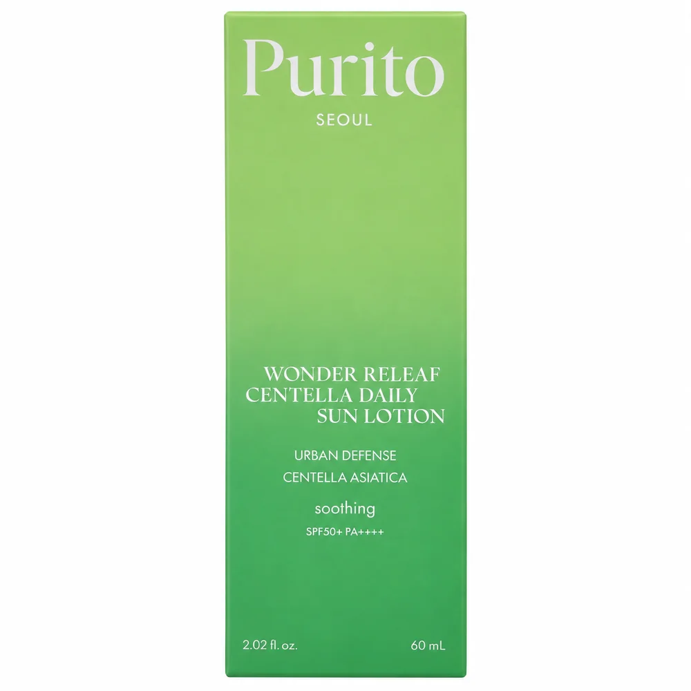 Purito Seoul Wonder Releaf Centella Daily Sun Lotion — available at pharmacies in Cambodia on PharmKulen
