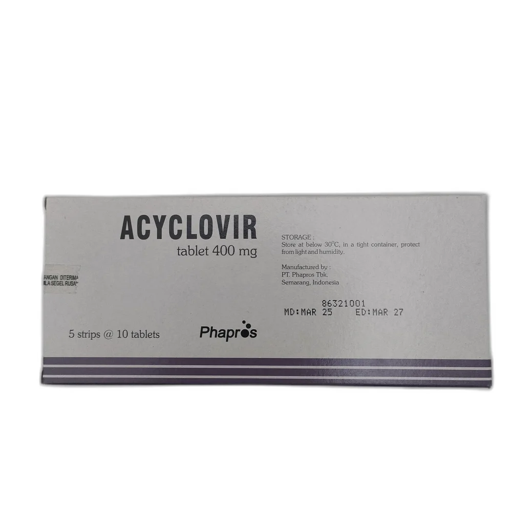 Acyclovir — available at pharmacies in Cambodia on PharmKulen