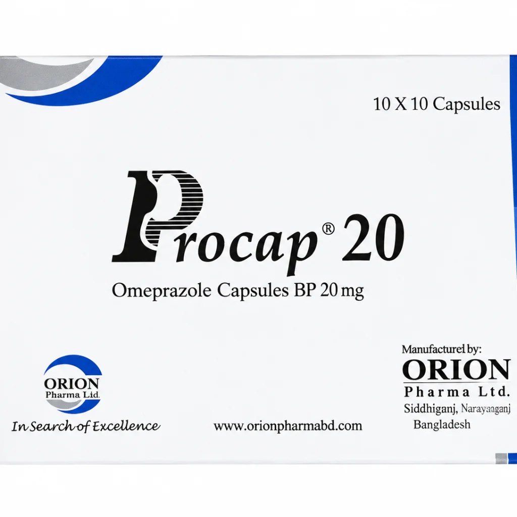 Procap 20 — available at pharmacies in Cambodia on PharmKulen