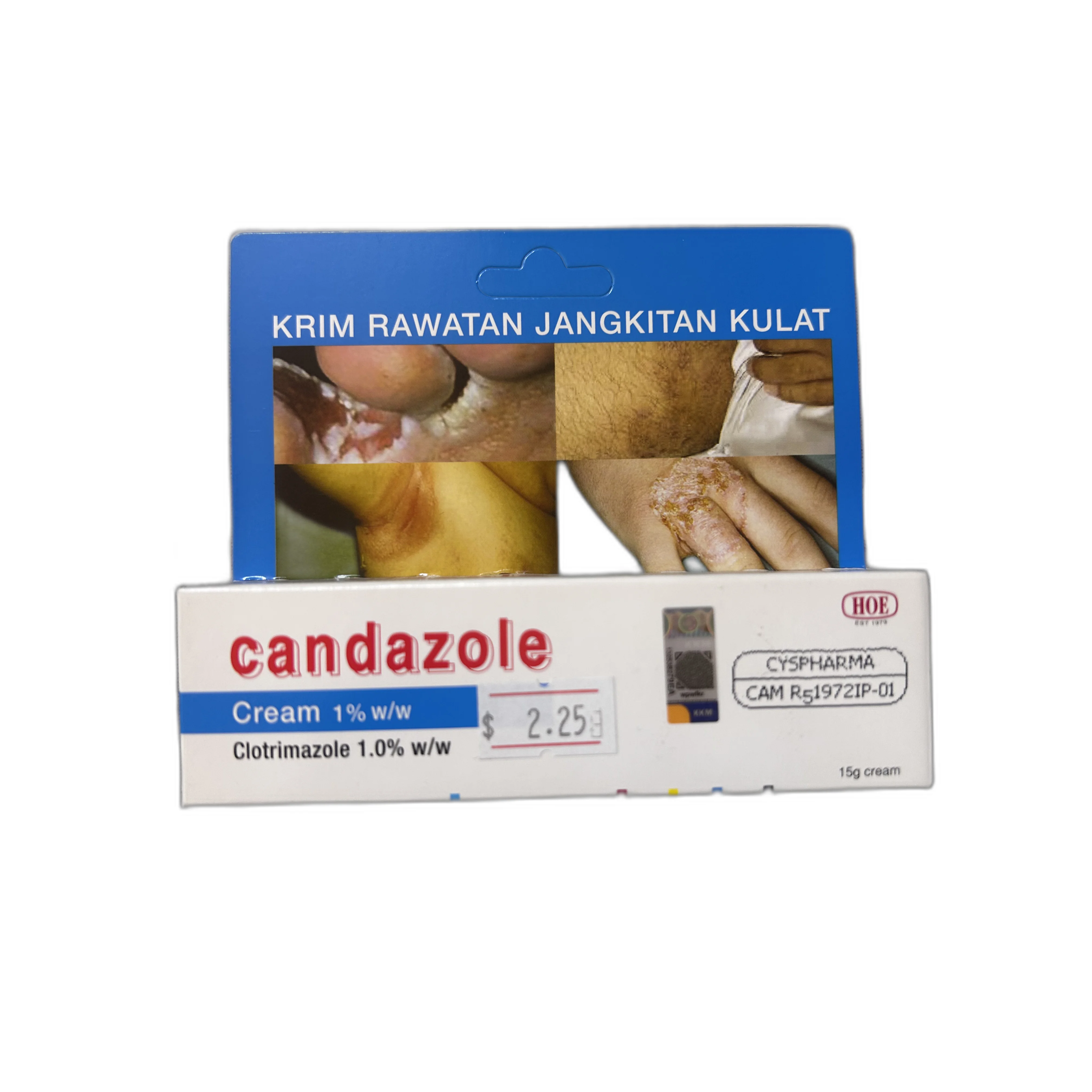 Hoe Candazole Cream — available at pharmacies in Cambodia on PharmKulen