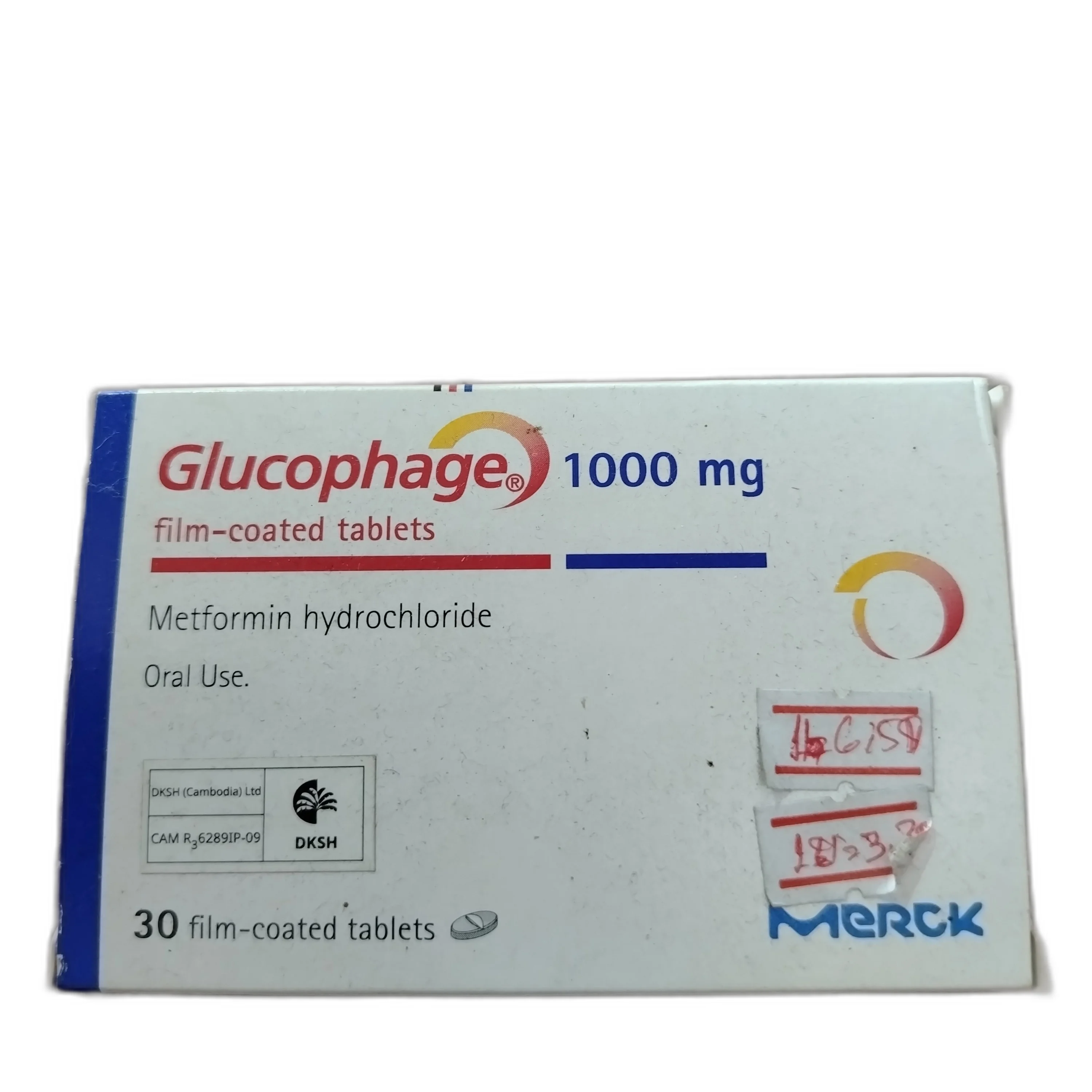 Glucophage — available at pharmacies in Cambodia on PharmKulen