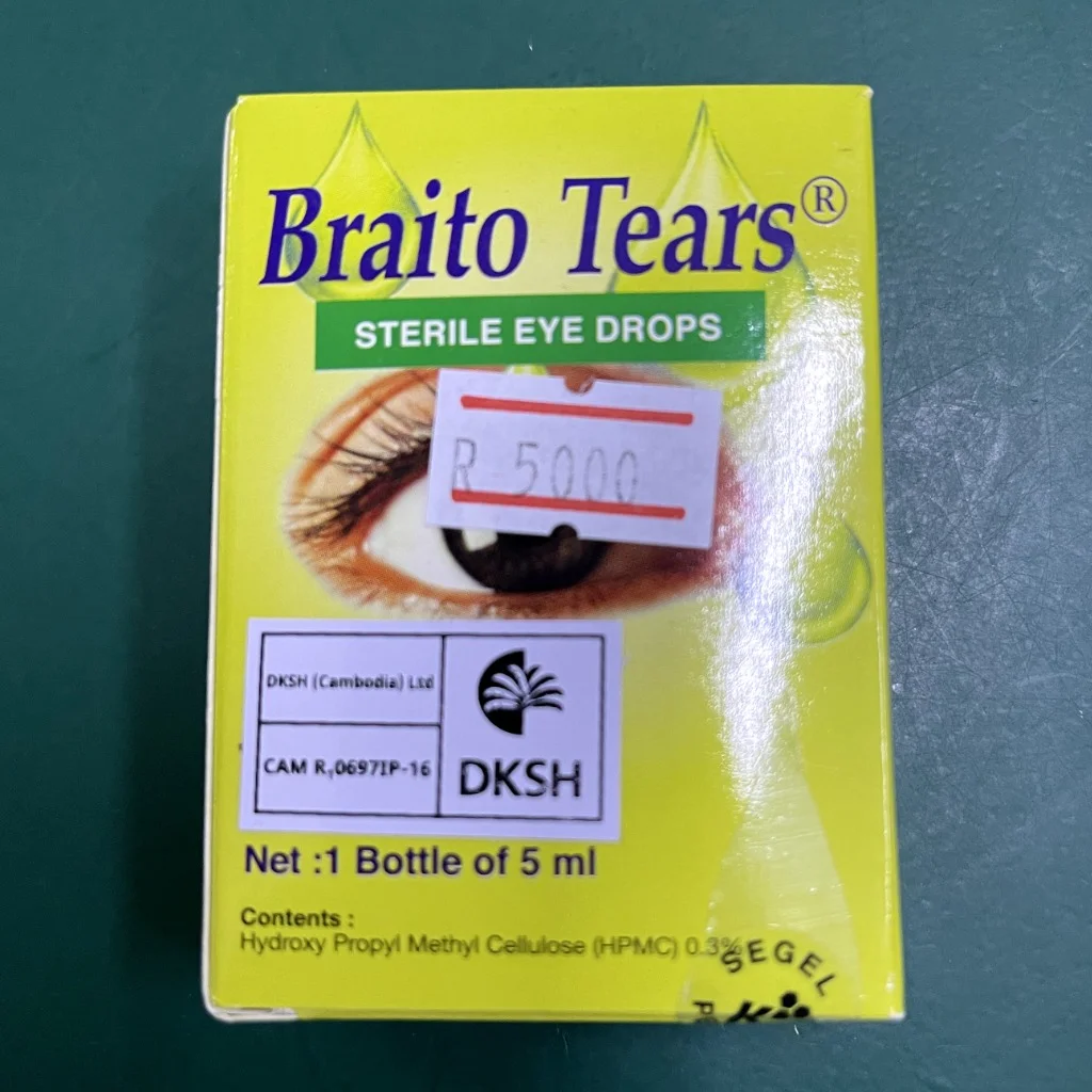 Braito Tears — available at pharmacies in Cambodia on PharmKulen