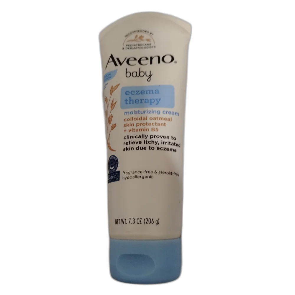 Aveeno Baby Eczema Therapy Moisturizing Cream — available at pharmacies in Cambodia on PharmKulen