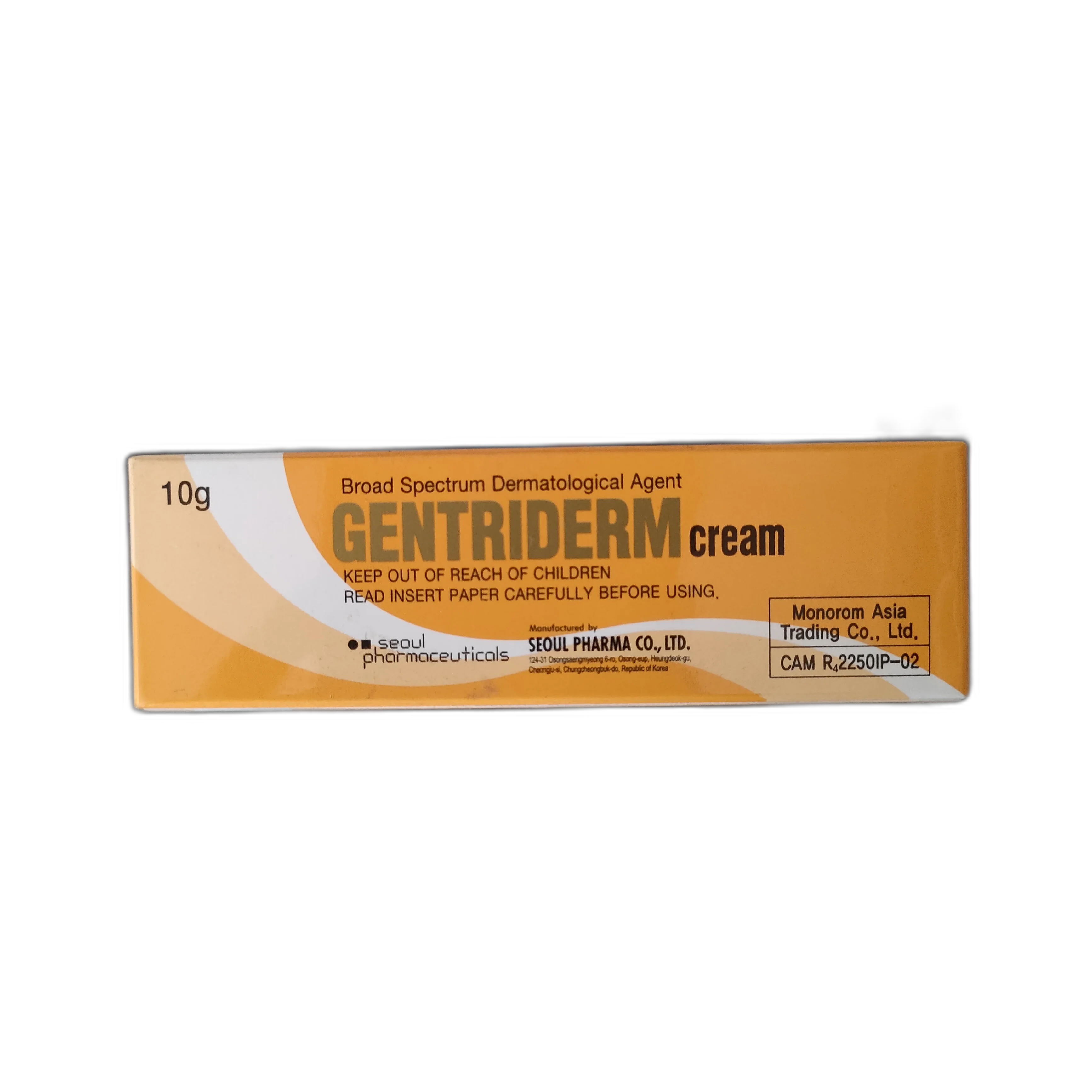Gentriderm Cream — available at pharmacies in Cambodia on PharmKulen