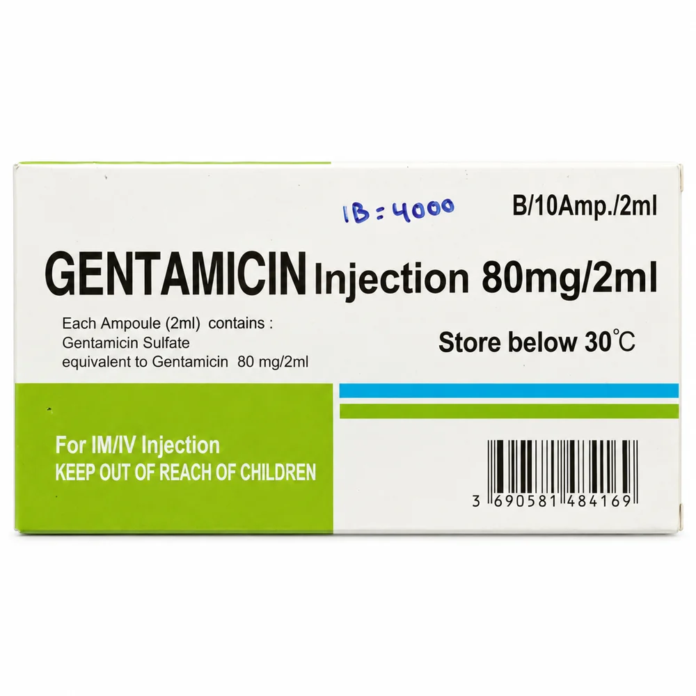 Gentamicin — available at pharmacies in Cambodia on PharmKulen