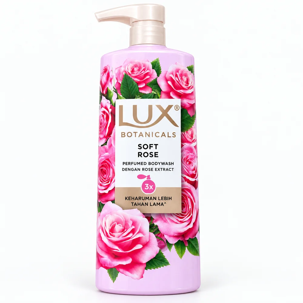 Lux Botanicals Soft Rose Body Wash — available at pharmacies in Cambodia on PharmKulen