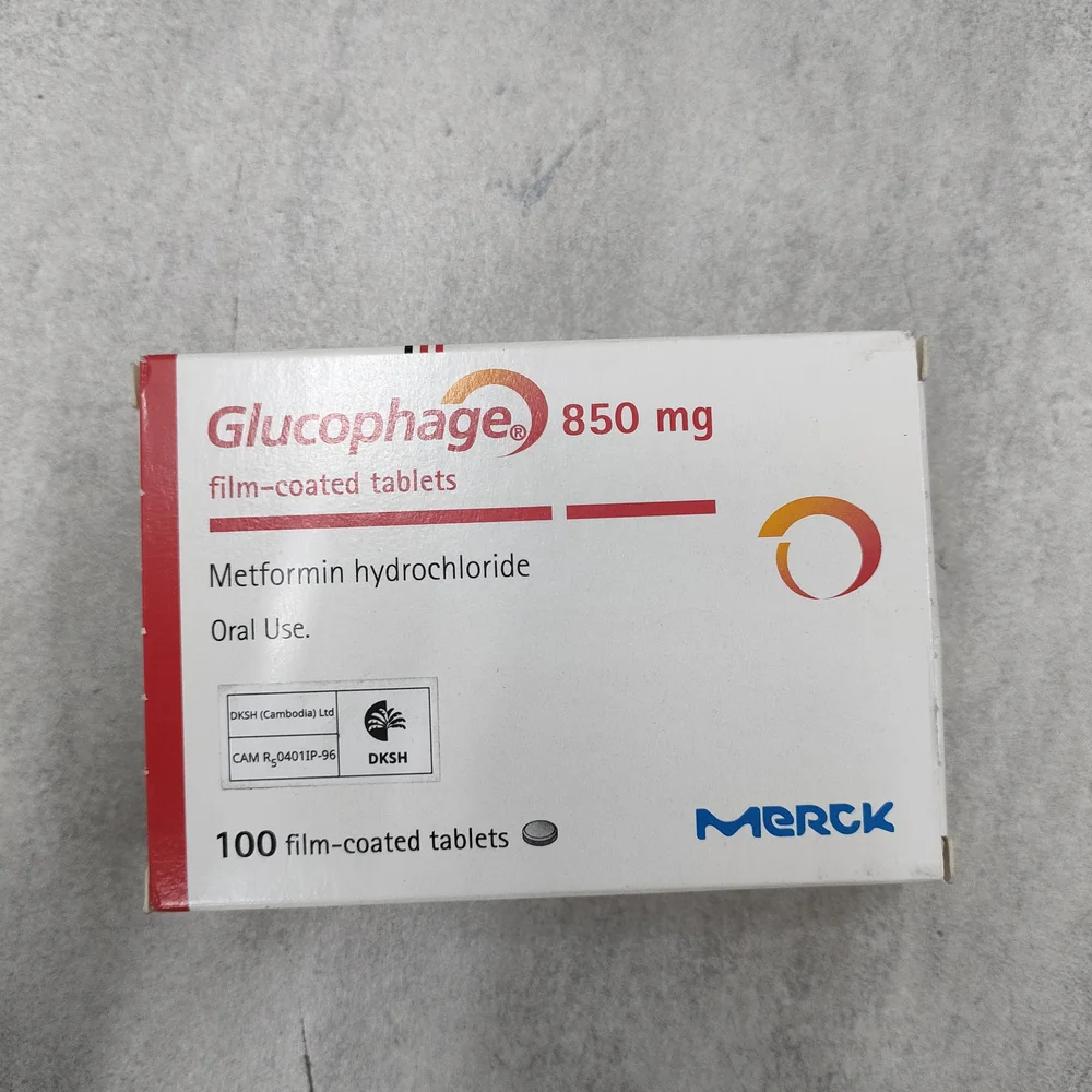 Glucophage — available at pharmacies in Cambodia on PharmKulen