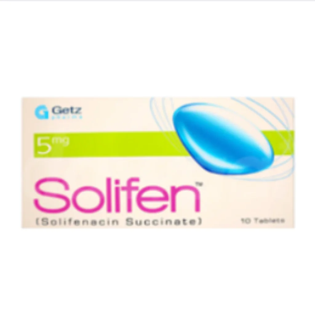 Solifen 5mg (Solifenacin) — available at pharmacies in Cambodia on PharmKulen