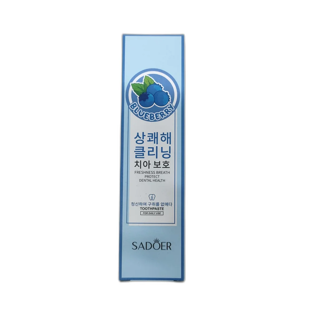 SADOER Blueberry Protect Dental Health Toothpaste — available at pharmacies in Cambodia on PharmKulen