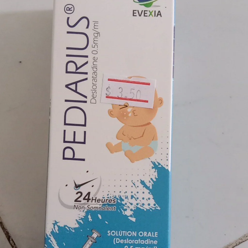 PEDIARIUS — available at pharmacies in Cambodia on PharmKulen