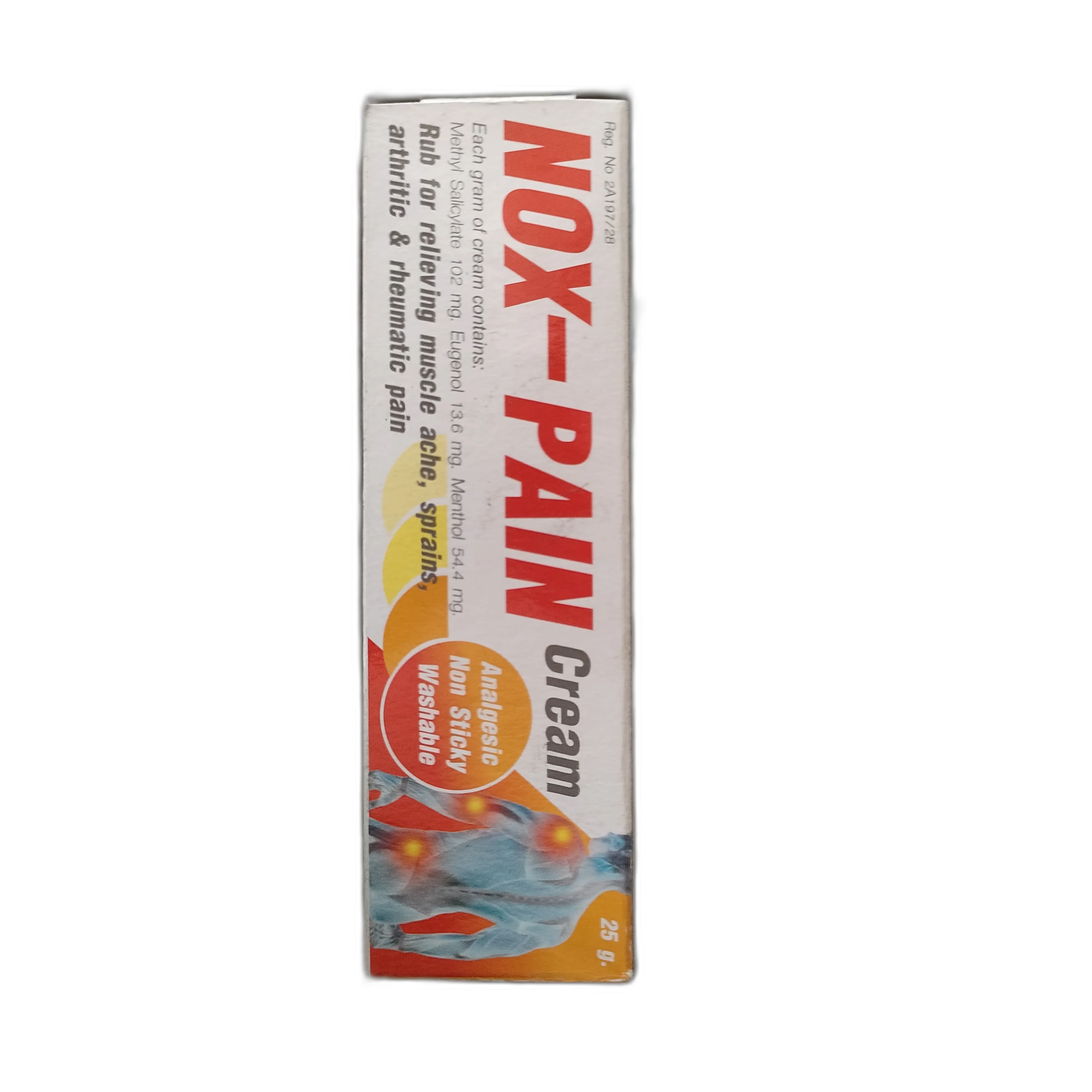 Nox-Pain Cream — available at pharmacies in Cambodia on PharmKulen