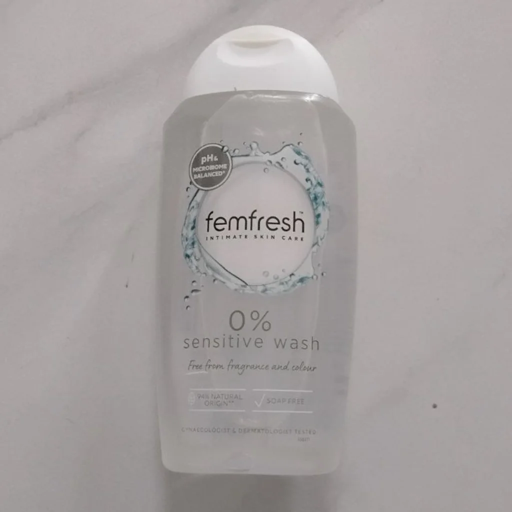femfresh 0% Sensitive Wash — available at pharmacies in Cambodia on PharmKulen