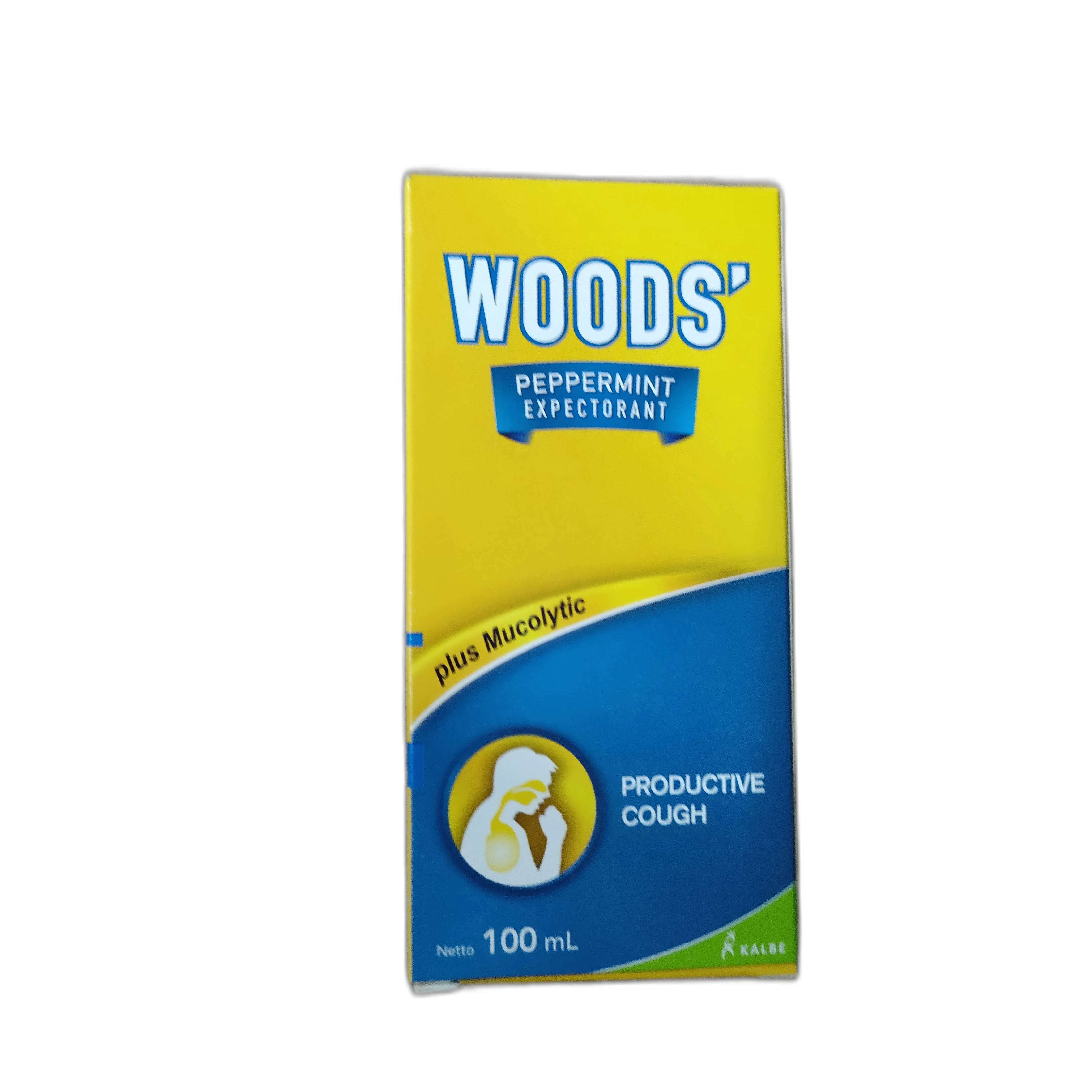 Woods Peppermint Expectorant — available at pharmacies in Cambodia on PharmKulen