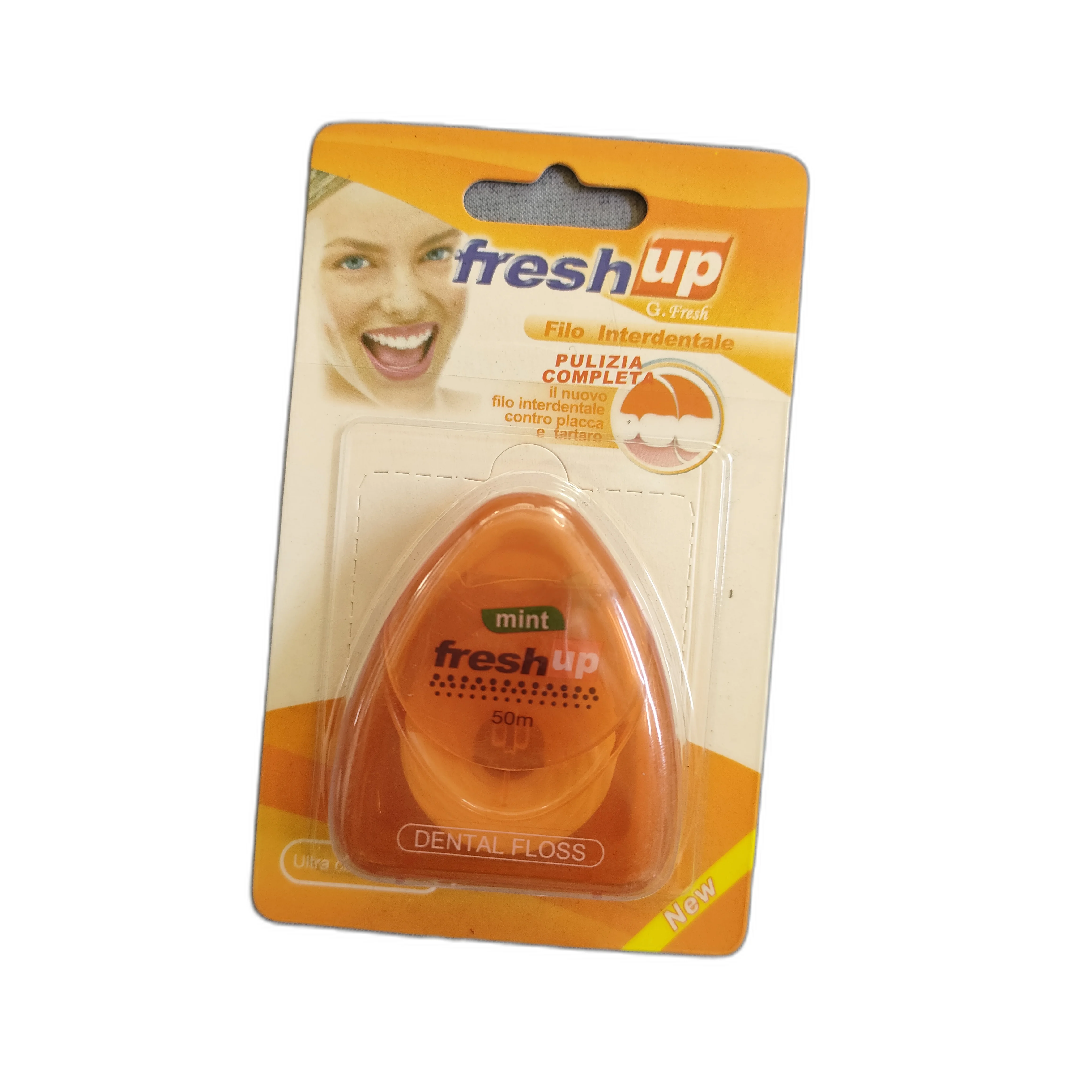 Fresh Up Dental Floss — available at pharmacies in Cambodia on PharmKulen