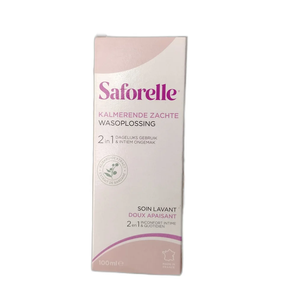 Saforelle 2 in 1 Gentle Soothing Cleansing Care — available at pharmacies in Cambodia on PharmKulen