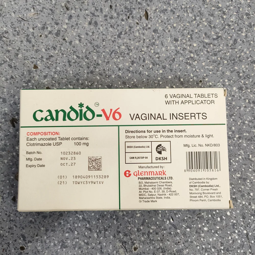 Candid-V6 — available at pharmacies in Cambodia on PharmKulen