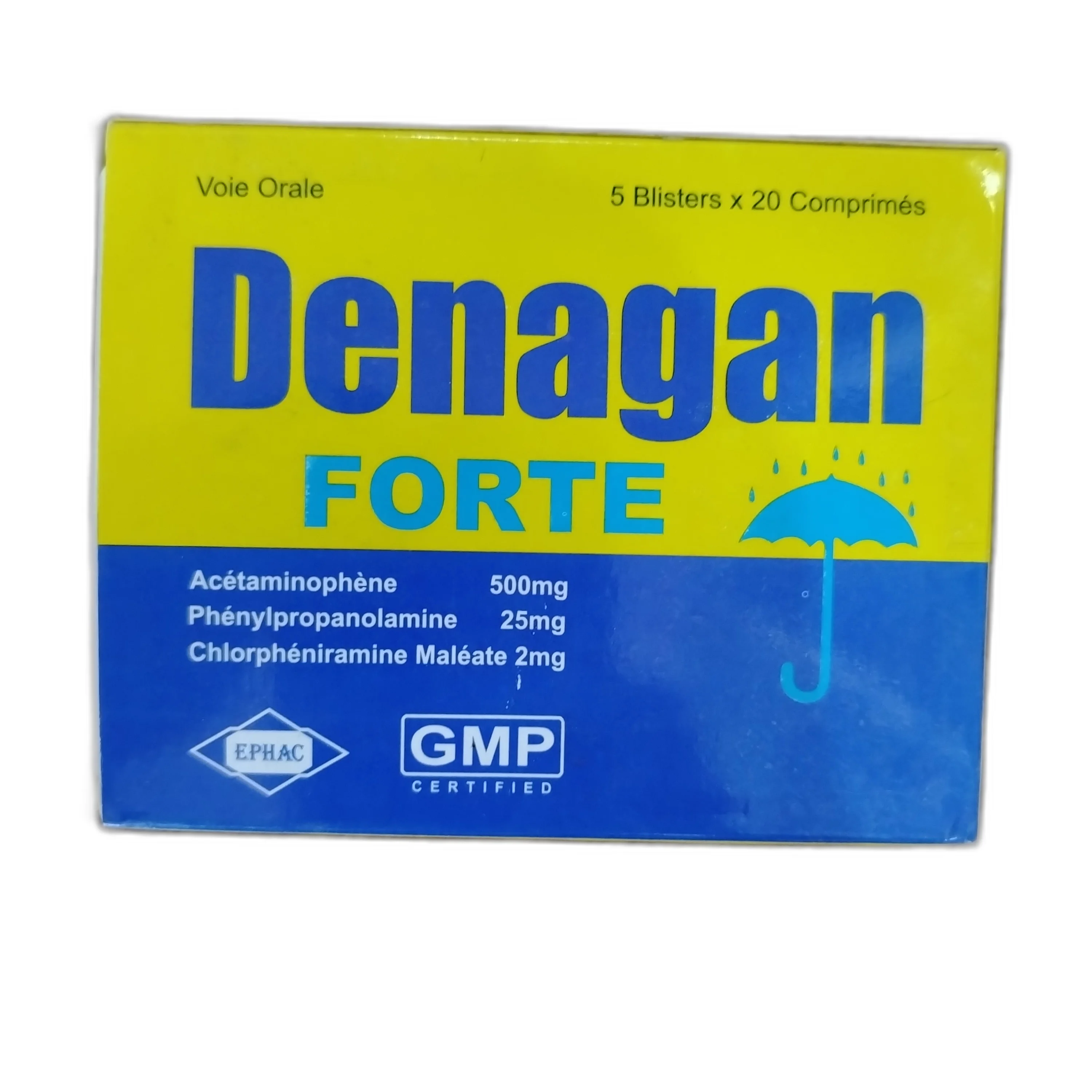 Denagan Forte — available at pharmacies in Cambodia on PharmKulen