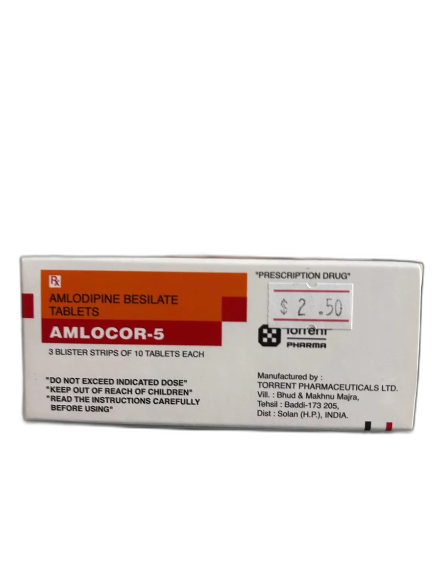 Amlocor-5 — available at pharmacies in Cambodia on PharmKulen