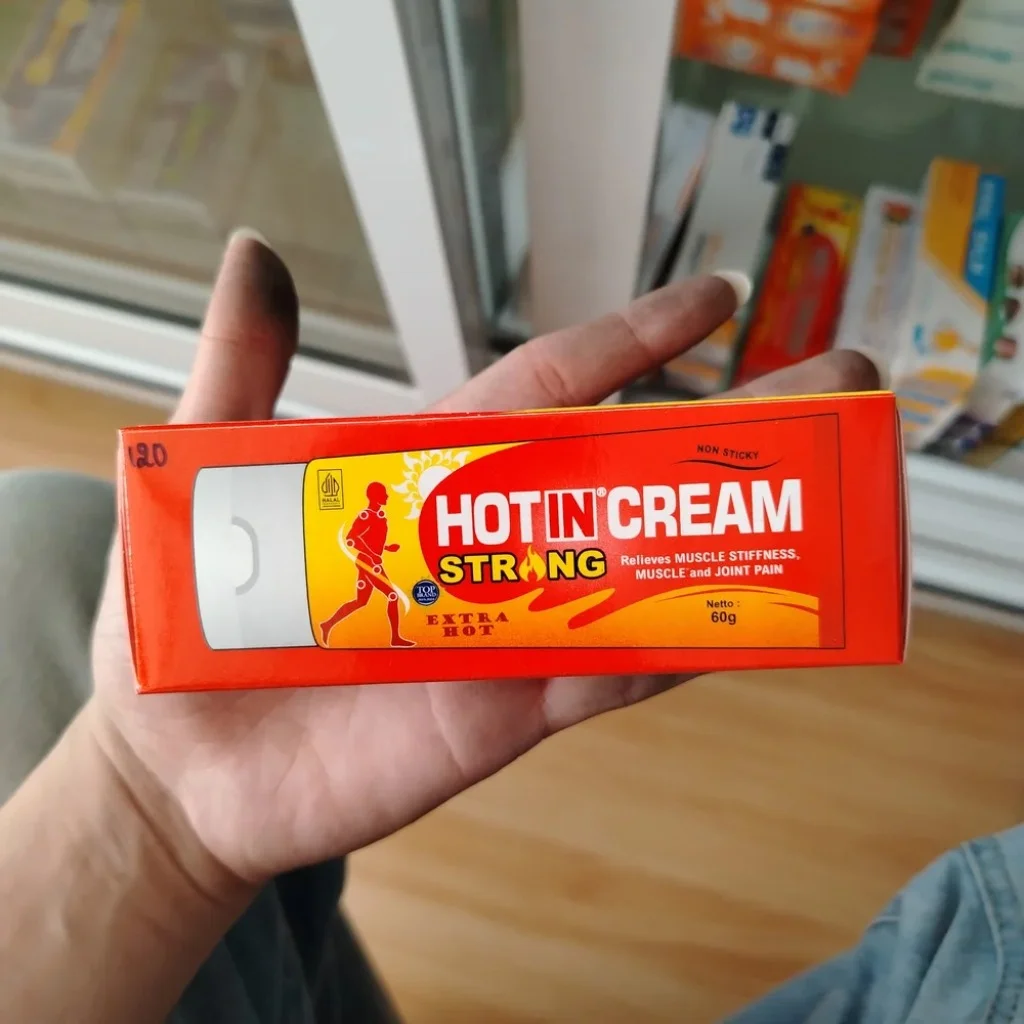 HotIn Cream Strong — available at pharmacies in Cambodia on PharmKulen