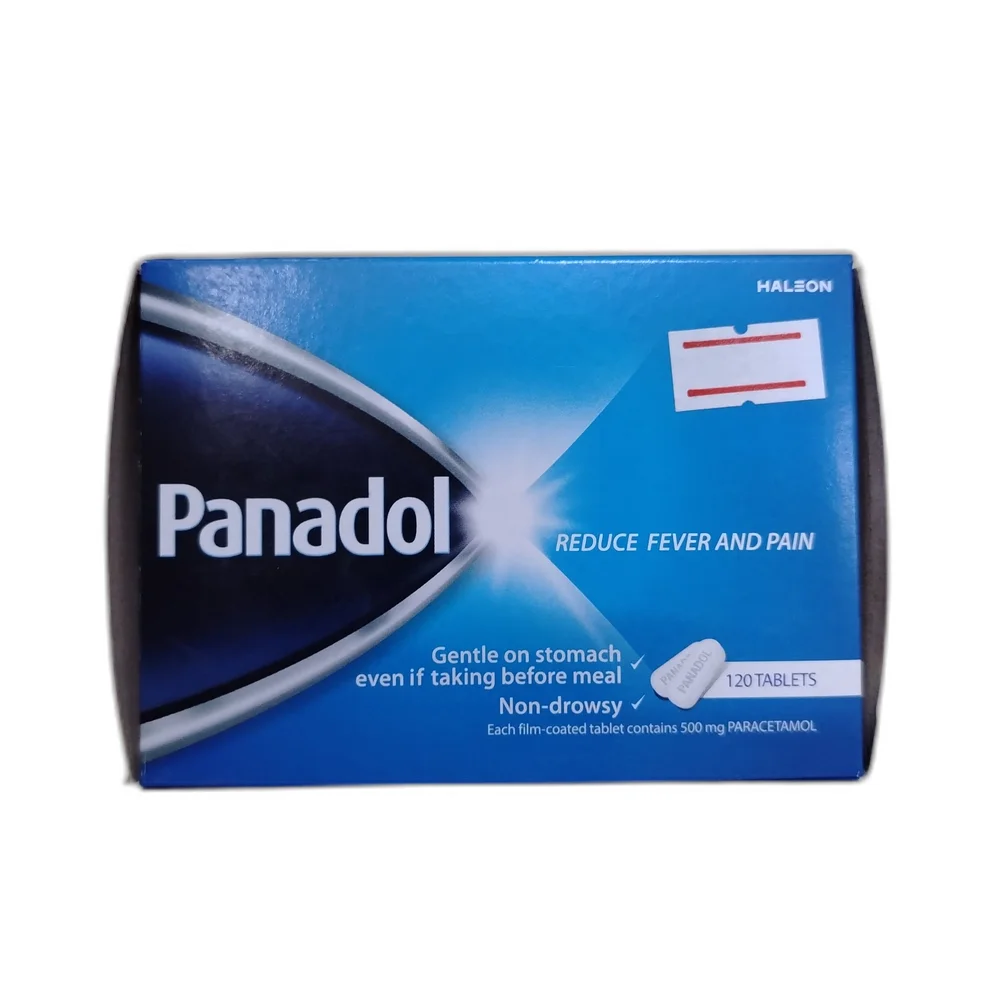 Panadol — available at pharmacies in Cambodia on PharmKulen