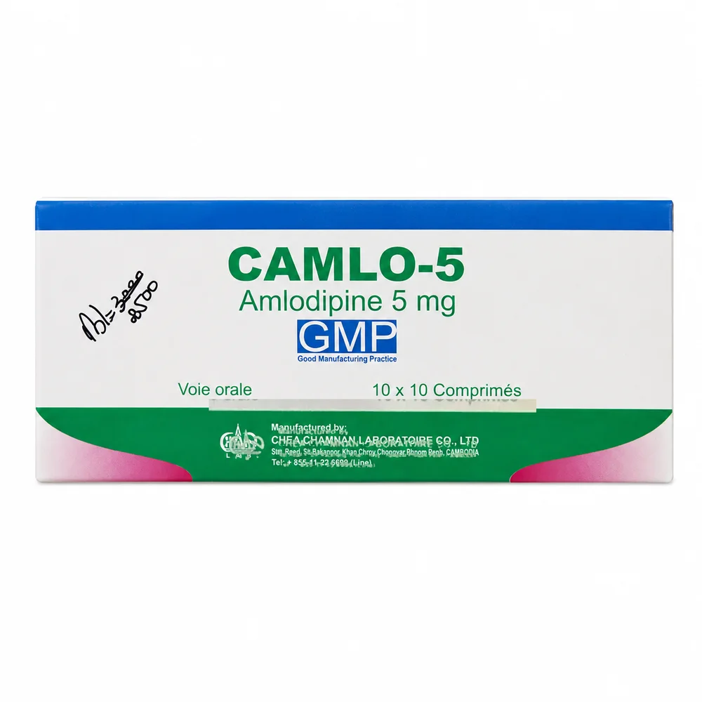 Camlo-5 — available at pharmacies in Cambodia on PharmKulen