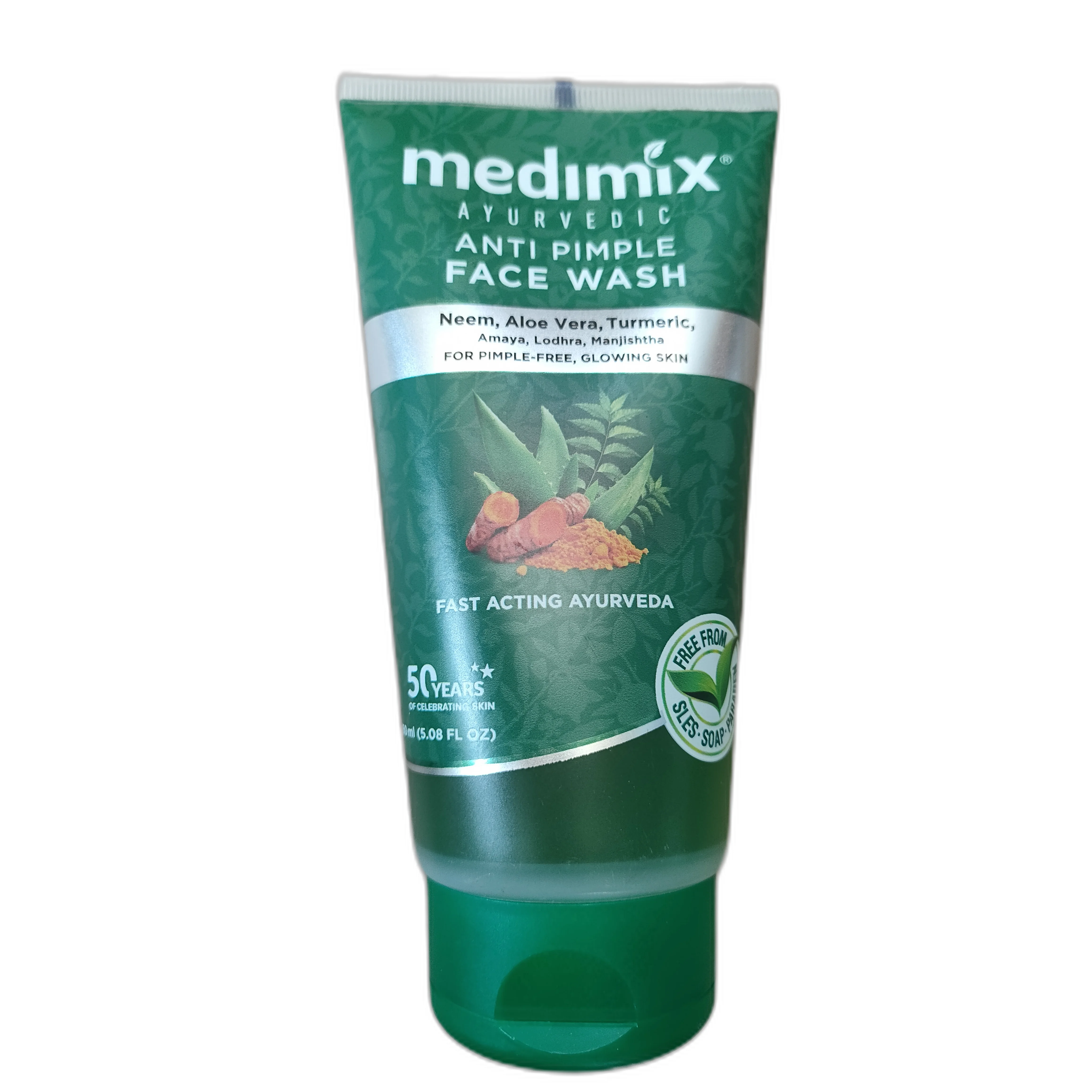 Medimix Ayurvedic Anti Pimple Face Wash — available at pharmacies in Cambodia on PharmKulen