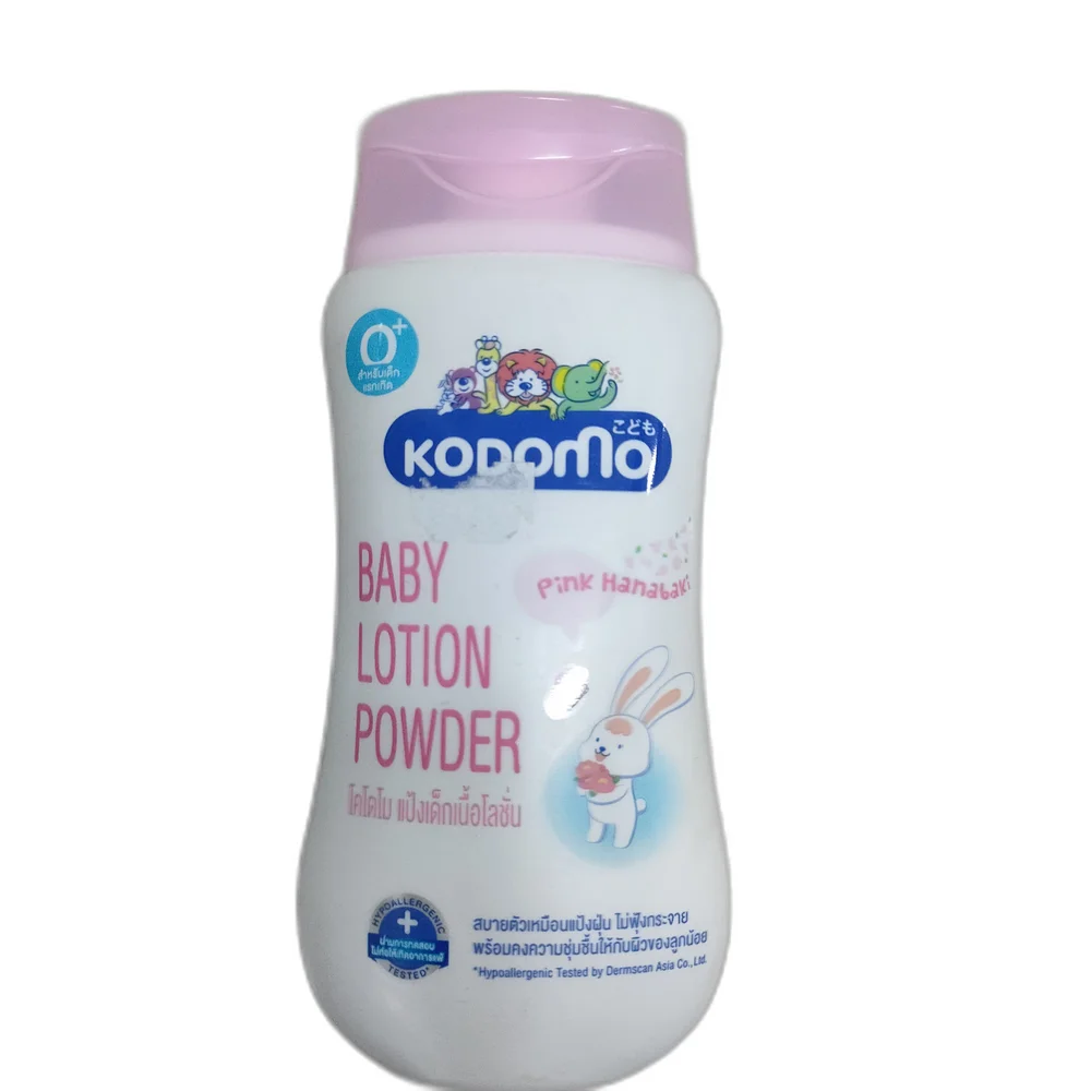 Kodomo Baby Lotion Powder Pink Hanabaki — available at pharmacies in Cambodia on PharmKulen