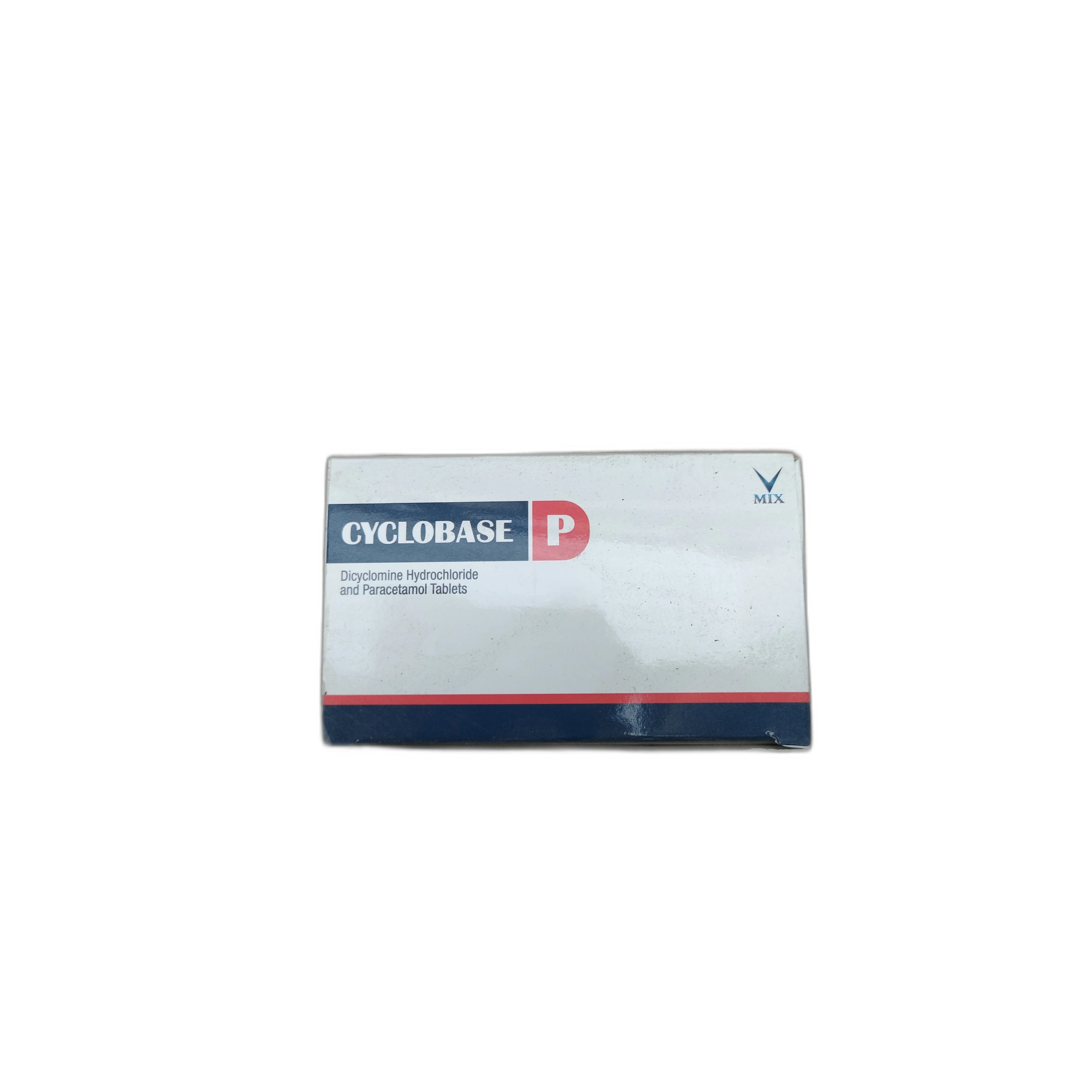 Cyclobase P Dicyclomine Paracetamol — available at pharmacies in Cambodia on PharmKulen