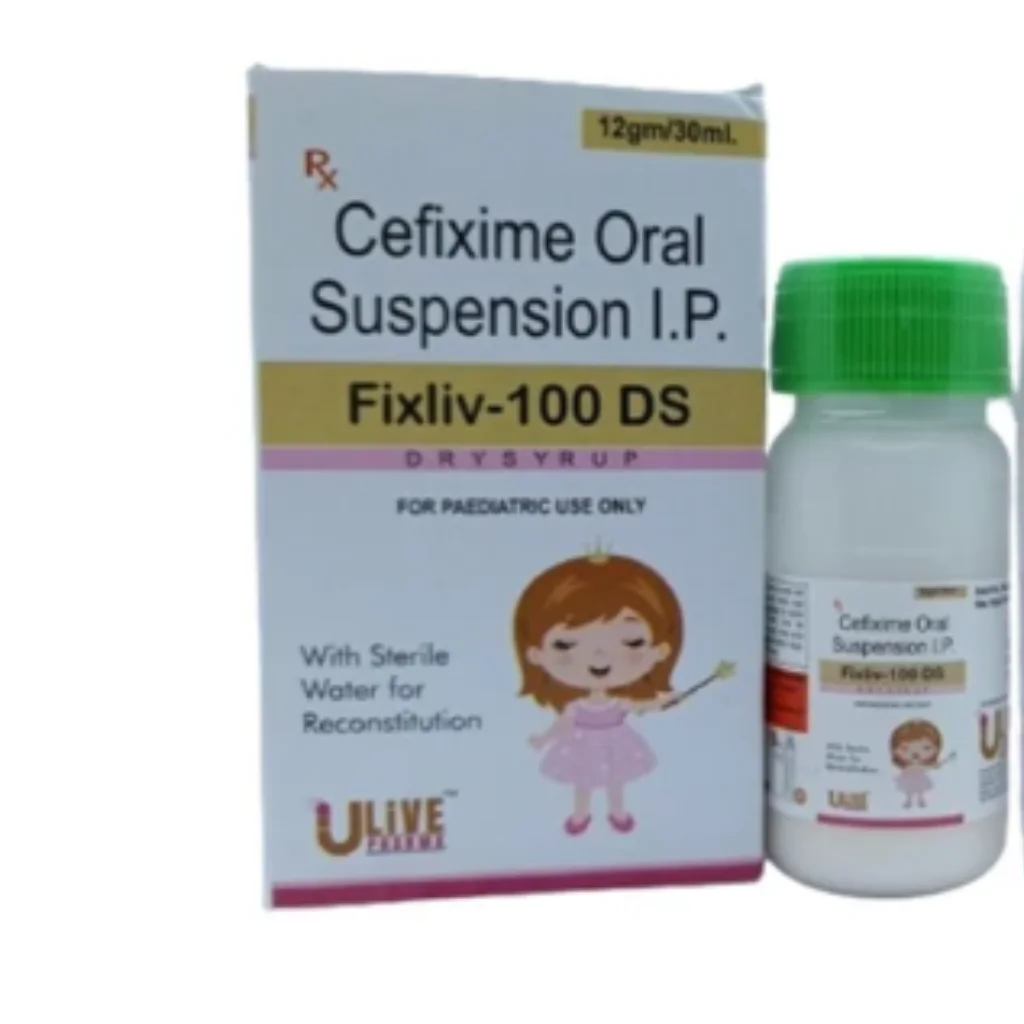 Hizim-DS Cefixime Dry Syrup 100mg — available at pharmacies in Cambodia on PharmKulen