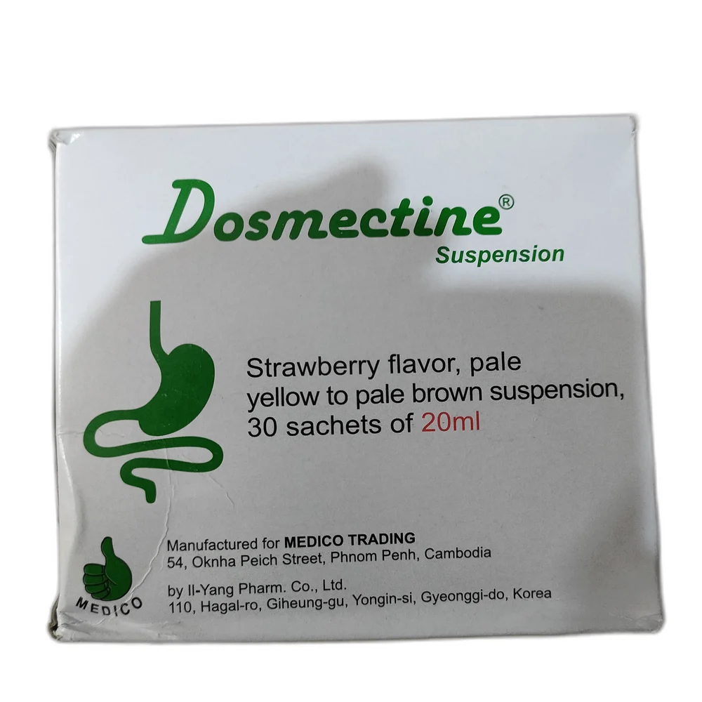 Dosmectine — available at pharmacies in Cambodia on PharmKulen