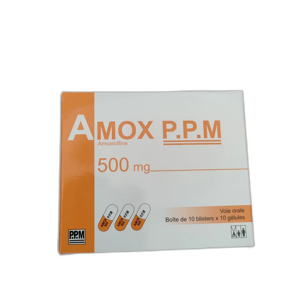 Amox P.P.M 500 mg — available at pharmacies in Cambodia on PharmKulen