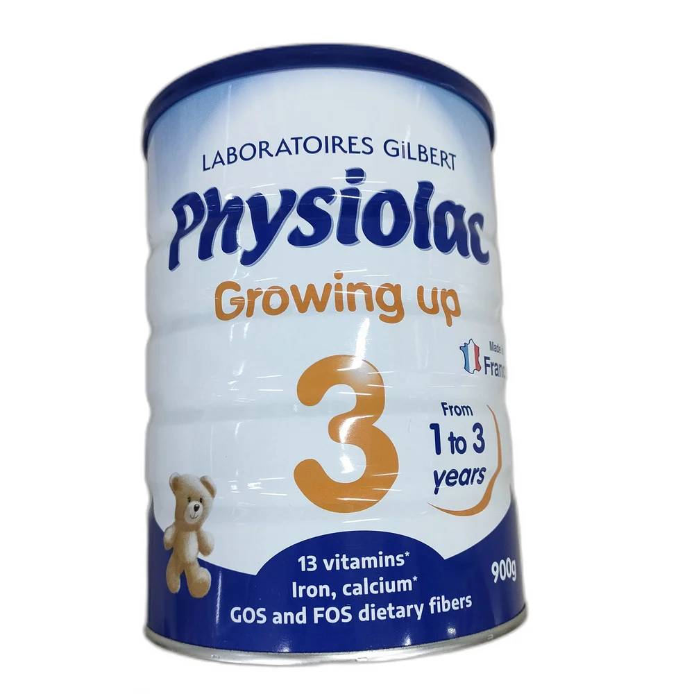 Physiolac Growing Up 3 Milk — available at pharmacies in Cambodia on PharmKulen