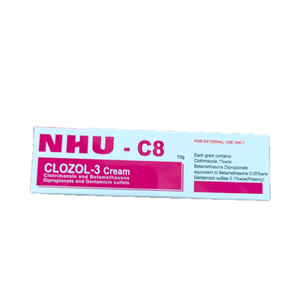 NHU-C8 Clozol-3 — available at pharmacies in Cambodia on PharmKulen