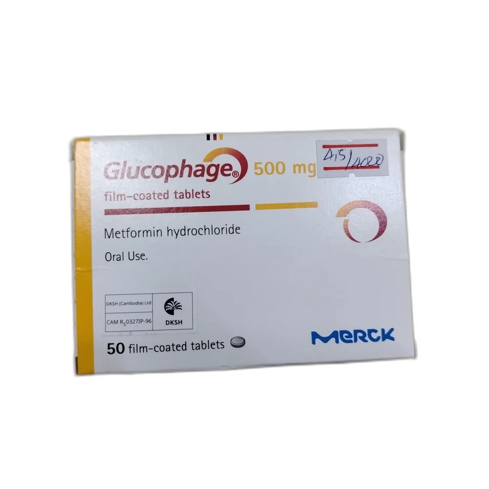 Glucophage — available at pharmacies in Cambodia on PharmKulen