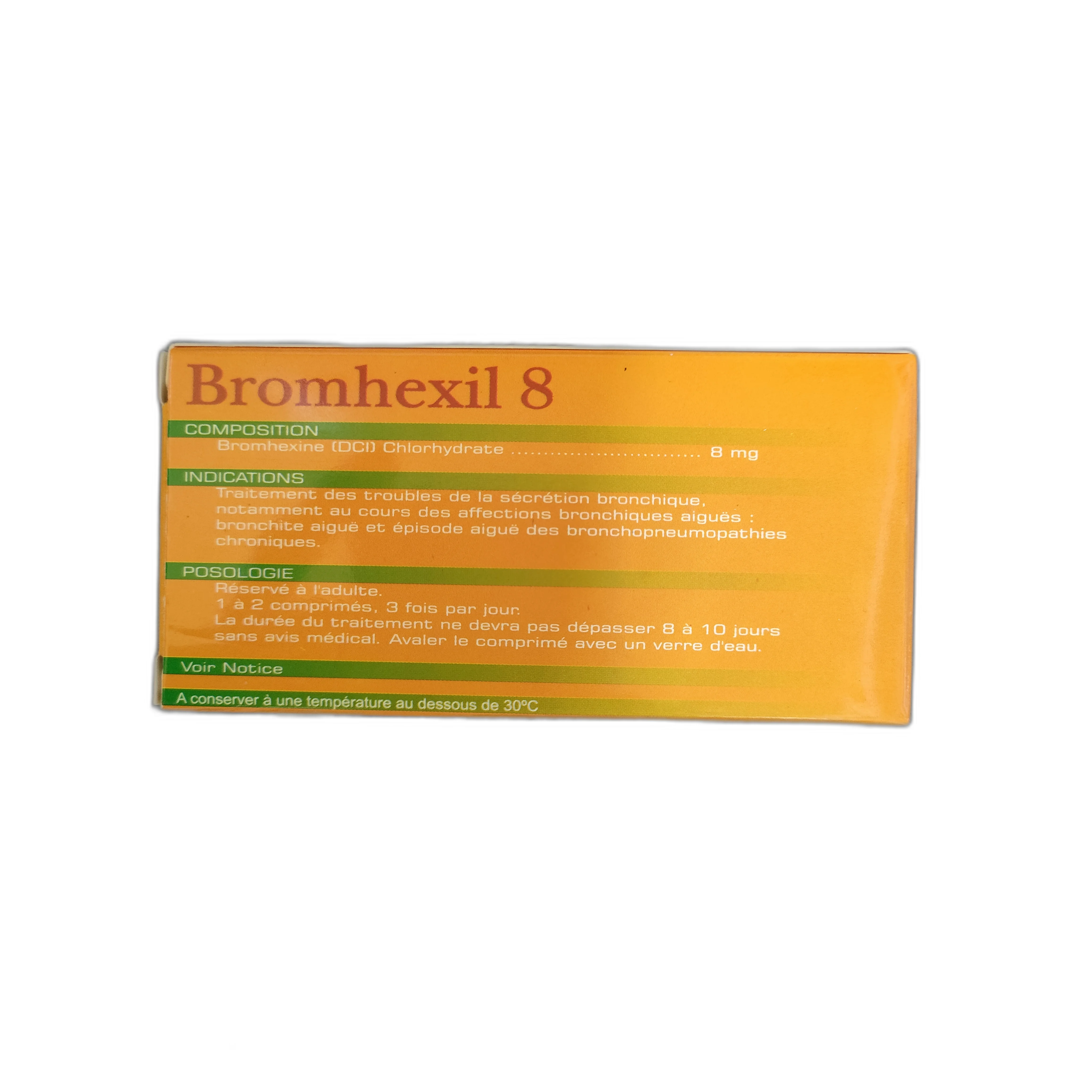 Bromhexil 8 — available at pharmacies in Cambodia on PharmKulen