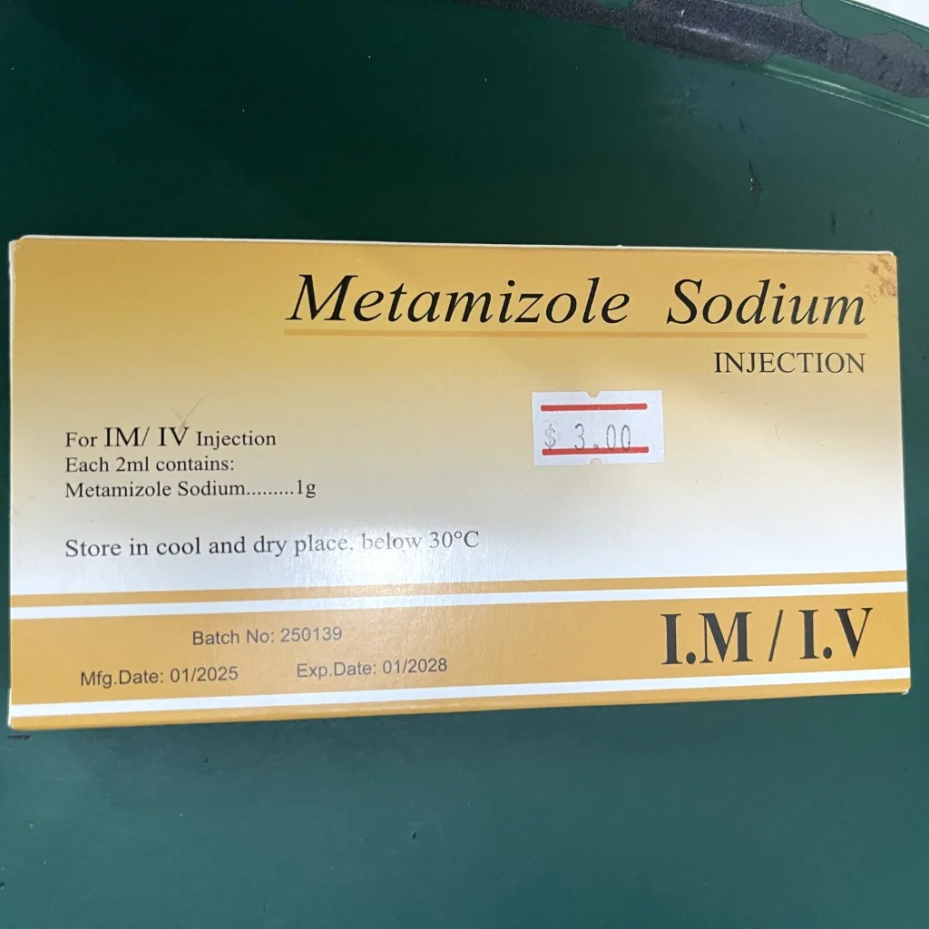 Metamizole Sodium — available at pharmacies in Cambodia on PharmKulen