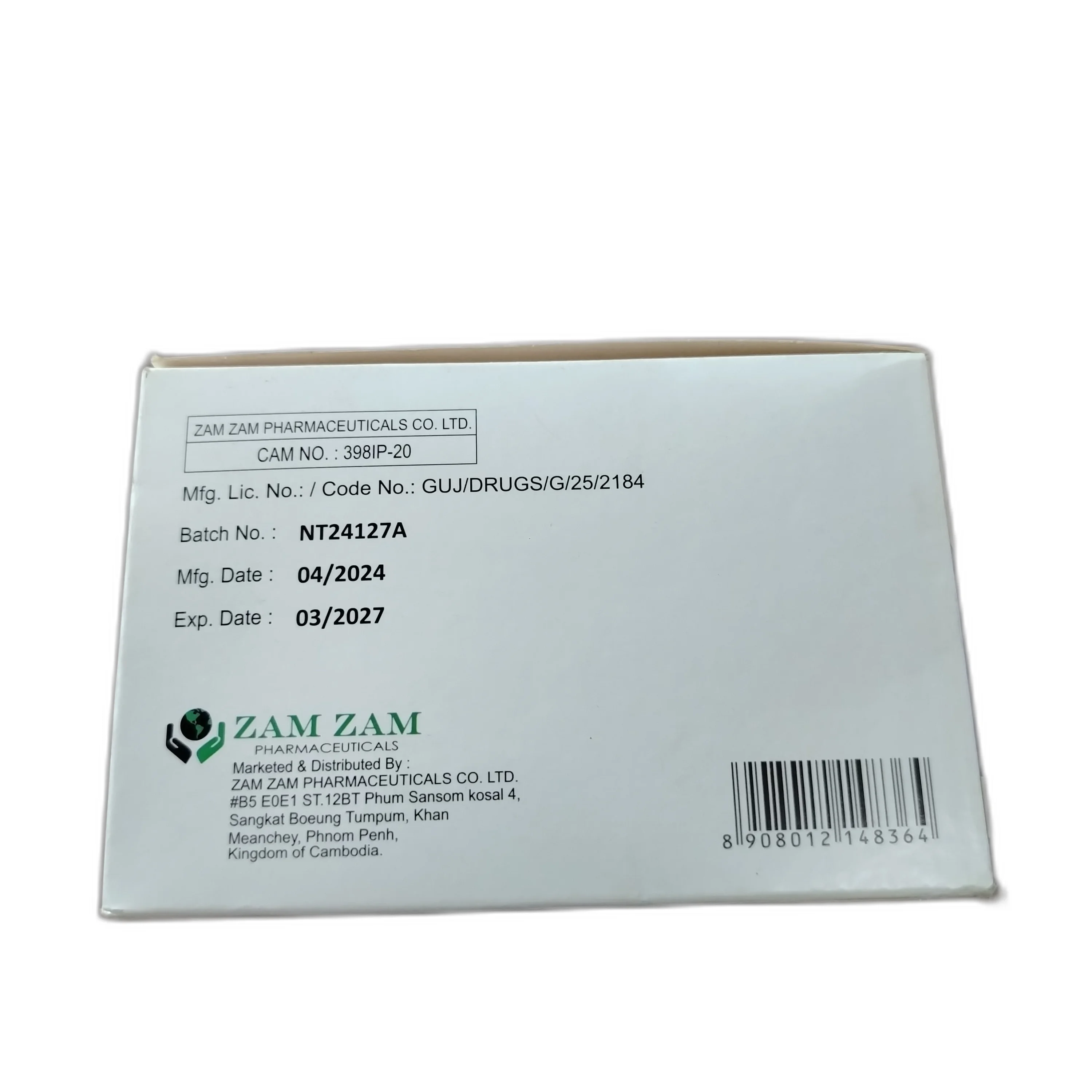 Ziafenac Plus — available at pharmacies in Cambodia on PharmKulen