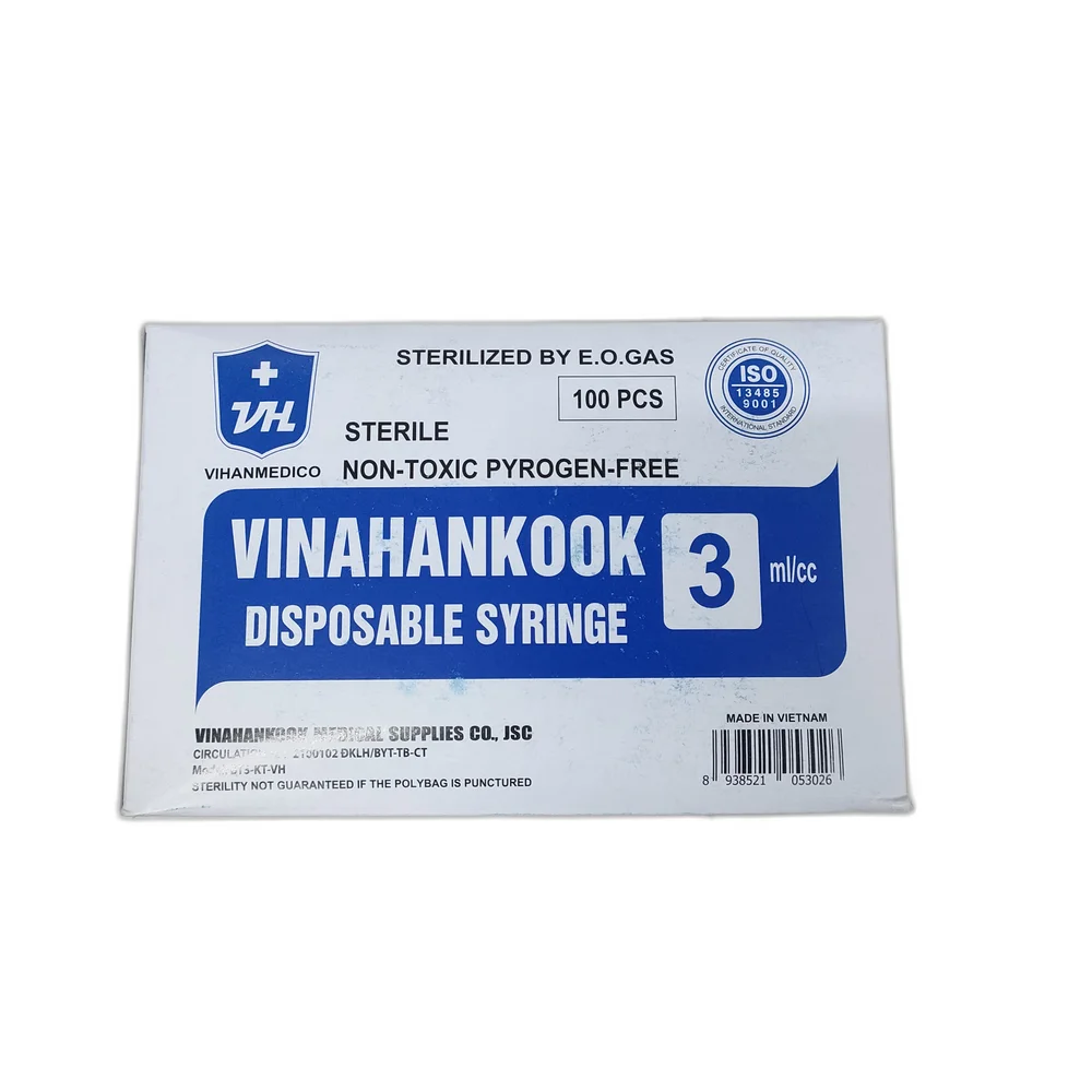 Vinahankook Disposable Syringe — available at pharmacies in Cambodia on PharmKulen